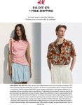 $15 off $75 today via login at H&M #hm