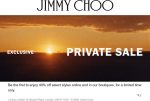 40% off various styles at Jimmy Choo, ditto online #jimmychoo