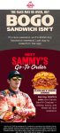 Second sandwich free via mobile today at Arbys #arbys