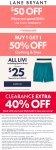$50 off $100 today at Lane Bryant via promo code SUMMER50 #lanebryant $50 off $100 today at Lane Bryant via promo code SUMMER50 #lanebryant