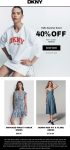 40% off online at DKNY via promo code TAKE40 #dkny