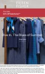 30% off sale items at Eileen Fisher, ditto online #eileenfisher