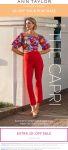 25-30% off at Ann Taylor, ditto online #anntaylor