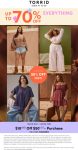 $10 off $50 & more online at Torrid via promo code SUMMER10 #torrid $10 off $50 & more online at Torrid via promo code SUMMER10 #torrid