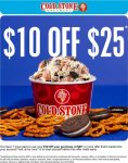 $10 off $25 on ice cream via login at Cold Stone Creamery #coldstonecreamery