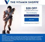 $20 off $100 online today at The Vitamin Shoppe via promo code SPRINT26 #thevitaminshoppe $20 off $100 online today at The Vitamin Shoppe via promo code SPRINT26 #thevitaminshoppe
