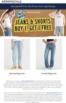 Second jeans & shorts free at Aeropostale, ditto online #aeropostale Second jeans & shorts free at Aeropostale, ditto online #aeropostale