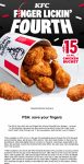 12pc chicken bucket = $15 the 4th at KFC #kfc 12pc chicken bucket = $15 the 4th at KFC #kfc
