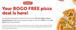 Second pizza free at Papa Murphys via promo code BOGO #papamurphys