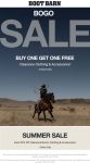 Second clearance item free at Boot Barn #bootbarn Second clearance item free at Boot Barn #bootbarn