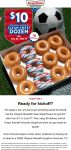 Free donut Weds & $10 dozen after 5p at Krispy Kreme #krispykreme