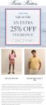 Extra 25-30% off everything online at Brooks Brothers #brooksbrothers Extra 25-30% off everything online at Brooks Brothers #brooksbrothers