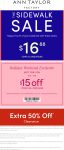 $15 off $100 at Ann Taylor Factory #anntaylorfactory $15 off $100 at Ann Taylor Factory #anntaylorfactory