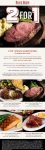 Second entree free at Black Angus Steakhouse via promo code 2FOR1 #blackangus Second entree free at Black Angus Steakhouse via promo code 2FOR1 #blackangus