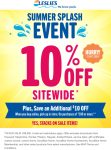 10% off +$10 off $100 online at Leslies pool supplies #leslies