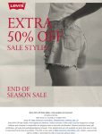 Extra 50% off sale styles online at Levis #levis