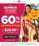 60% off summer styles online today at Ashley Stewart #ashleystewart