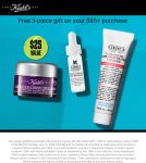 Free 3pc on $85+ today at Kiehls #kiehls