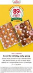 Second dozen for $1 via login at Krispy Kreme doughnuts #krispykreme Second dozen for $1 via login at Krispy Kreme doughnuts #krispykreme