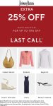 Extra 25% off sale items at Neiman Marcus, ditto online #neimanmarcus Extra 25% off sale items at Neiman Marcus, ditto online #neimanmarcus