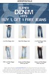 Second jeans free at Aeropostale, ditto online #aeropostale