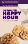 Second cookie free 2-5p mon-thur at Insomnia Cookies #insomniacookies Second cookie free 2-5p mon-thur at Insomnia Cookies #insomniacookies