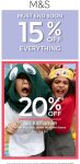 15% off everything & more at Marks and Spencer #marksandspencer 15% off everything & more at Marks and Spencer #marksandspencer