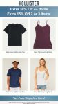 15-30% off 2+ items today online at Hollister #hollister