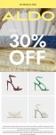 Extra 30% off sale styles at ALDO, ditto online #aldo Extra 30% off sale styles at ALDO, ditto online #aldo