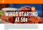 .50 cent chicken wings Wednesday at Dave & Busters arcade restaurants #davebusters .50 cent chicken wings Wednesday at Dave & Busters arcade restaurants #davebusters