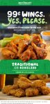 .99 cent chicken wings today at Beef OBradys #beefobradys .99 cent chicken wings today at Beef OBradys #beefobradys