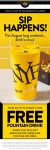 Free drink with your fries via login at New York Fries #newyorkfries Free drink with your fries via login at New York Fries #newyorkfries