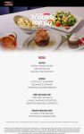 3 course meal = $60 at Ruths Chris steak house #ruthschris