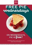 Free pie with your entree today at Bakers Square #bakerssquare