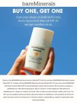 Second sunscreen free online at bareMinerals #bareminerals Second sunscreen free online at bareMinerals #bareminerals