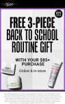 Free 3pc on $85 at Kiehls, ditto online #kiehls