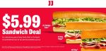 $6 sandwich at Jimmy Johns #jimmyjohns