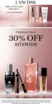 30% off everything + free 3pc on $125 at Lancome via promo code FRIENDS #lancome 30% off everything + free 3pc on $125 at Lancome via promo code FRIENDS #lancome