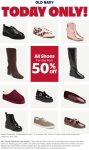 50% off shoes online today at Old Navy #oldnavy 50% off shoes online today at Old Navy #oldnavy