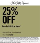 25% off a single item at Saks Fifth Avenue via promo code AU25SF #saksfifthavenue