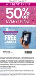 50% off everything + free candle on $10+ at Yankee Candle, or online via promo code SALE10 #yankeecandle 50% off everything + free candle on $10+ at Yankee Candle, or online via promo code SALE10 #yankeecandle