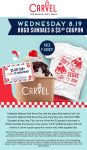 Second ice cream sunday free today at Carvel #carvel Second ice cream sunday free today at Carvel #carvel