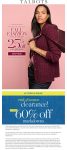25% off regular & 60% off sale items at Talbots, ditto online #talbots 25% off regular & 60% off sale items at Talbots, ditto online #talbots