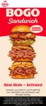 Second sandwich free at Arbys #arbys