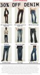 30% off denim at Lucky Brand, ditto online #luckybrand 30% off denim at Lucky Brand, ditto online #luckybrand