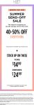 40-50% off everything today at LOFT Outlet #loftoutlet