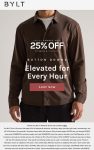 25% off everything at BYLT, or online via promo code SUMMER25 #bylt 25% off everything at BYLT, or online via promo code SUMMER25 #bylt