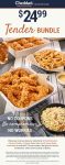 16 chicken tenders + 2 large sides + 6 croissants = $25 at Cheddars Scratch Kitchen #cheddarsscratchkitchen 16 chicken tenders + 2 large sides + 6 croissants = $25 at Cheddars Scratch Kitchen #cheddarsscratchkitchen
