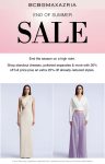 Extra 20-25% off summer items at BCBGMAXAZRIA #bcbgmaxazria