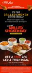 Free 2pc chicken meal with your drink Wednesday at El Pollo Loco #elpolloloco